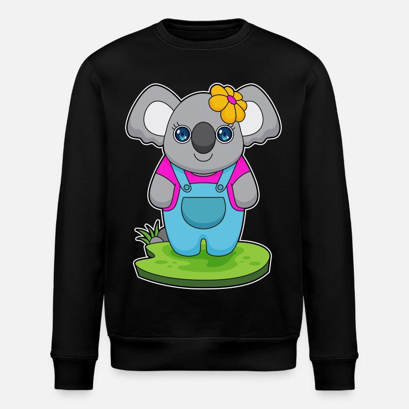 Koala Blume - Stanley/Stella Unisex Bio-Sweatshirt ROLLER - Schwarz