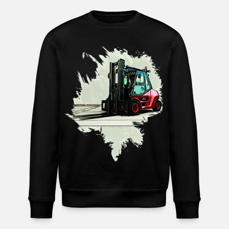 Chariot élévateur - Sweat bio ROLLER Stanley/Stella Unisexe - noir