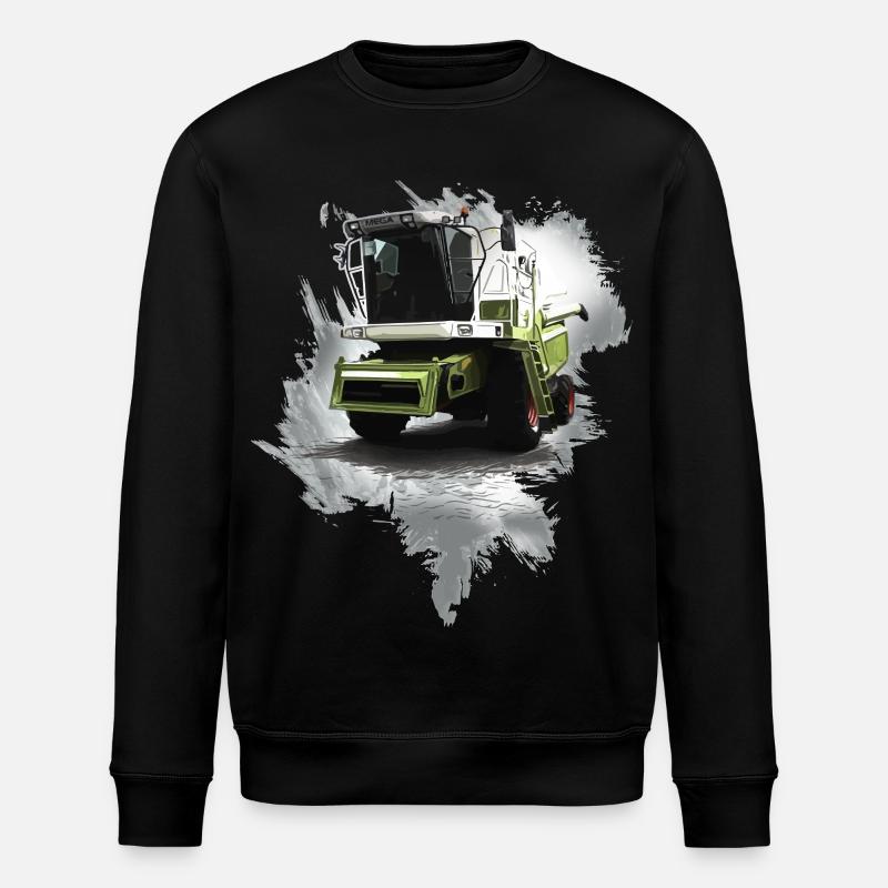 Mähdrescher - Stanley/Stella Unisex Bio-Sweatshirt ROLLER - Schwarz
