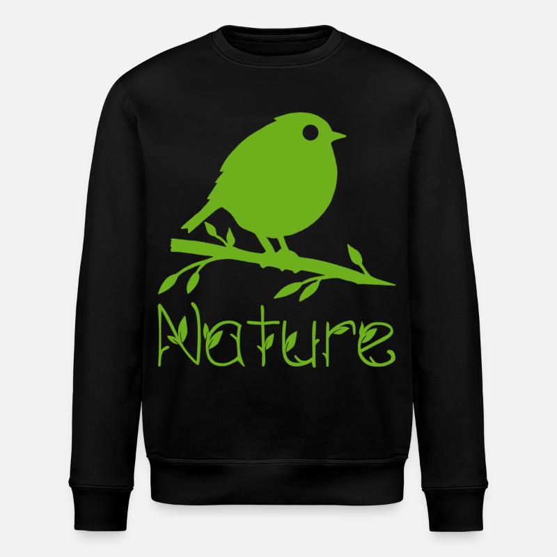 La nature se réveille - Sweat bio ROLLER Stanley/Stella Unisexe - noir