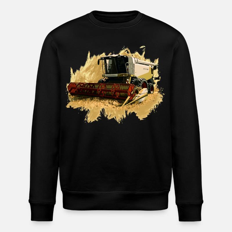 Mähdrescher Lexion 550 - Stanley/Stella Unisex Bio-Sweatshirt ROLLER - Schwarz