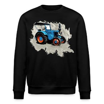 Traktor Lanz - Stanley/Stella Unisex Bio-Sweatshirt ROLLER - Schwarz - Vorne - Nik (191cm)