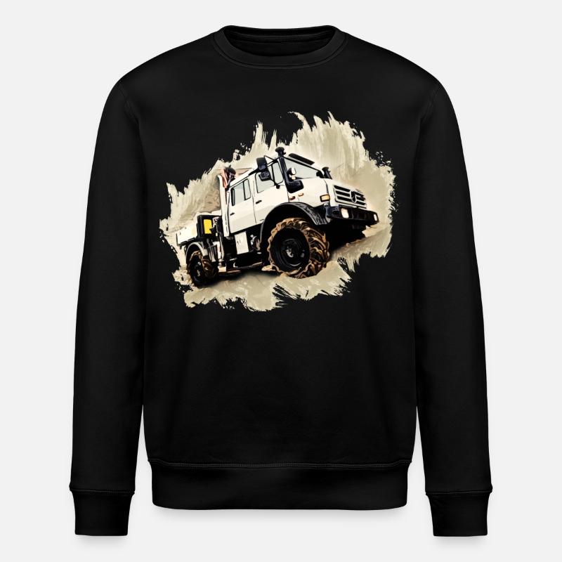 Camion Unimog - Sweat bio ROLLER Stanley/Stella Unisexe - noir