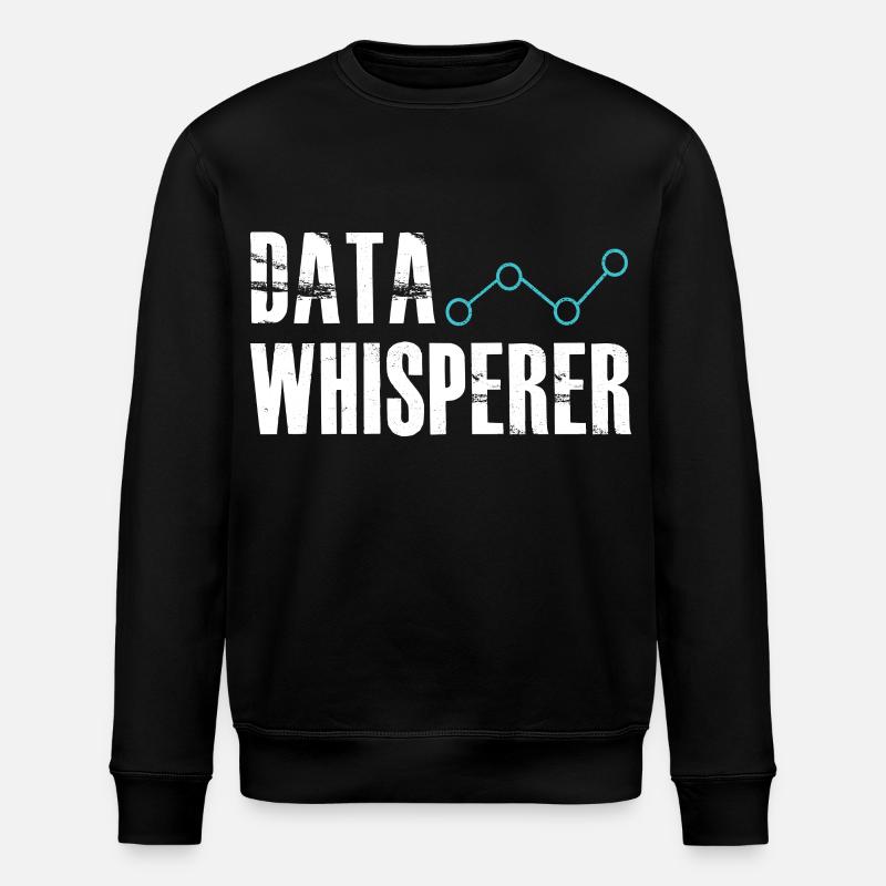 Datenflüsterer, wissenschaftlicher Analyst, Softwareentwickler - Stanley/Stella Unisex Bio-Sweatshirt ROLLER - Schwarz