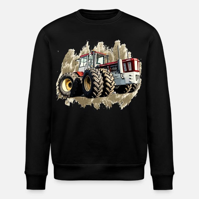 Tractor Giant - Stanley/Stella ROLLER Unisex Organic Sweatshirt - black