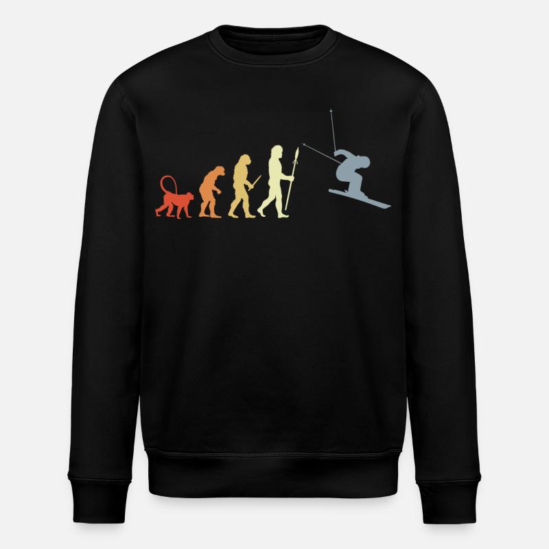 Développement d’un skieur - Sweat bio ROLLER Stanley/Stella Unisexe - noir