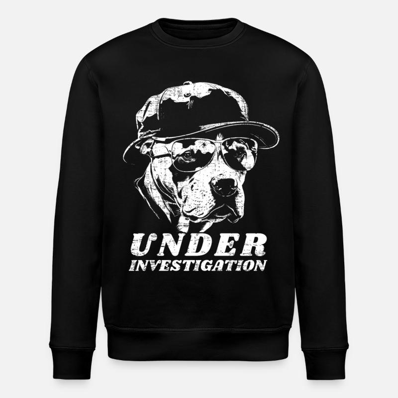 Pitbull - Under Investigation - Stanley/Stella ROLLER Unisex Organic Sweatshirt - black