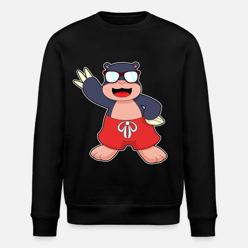 Mole Sunglasses - Stanley/Stella ROLLER Unisex Organic Sweatshirt - black
