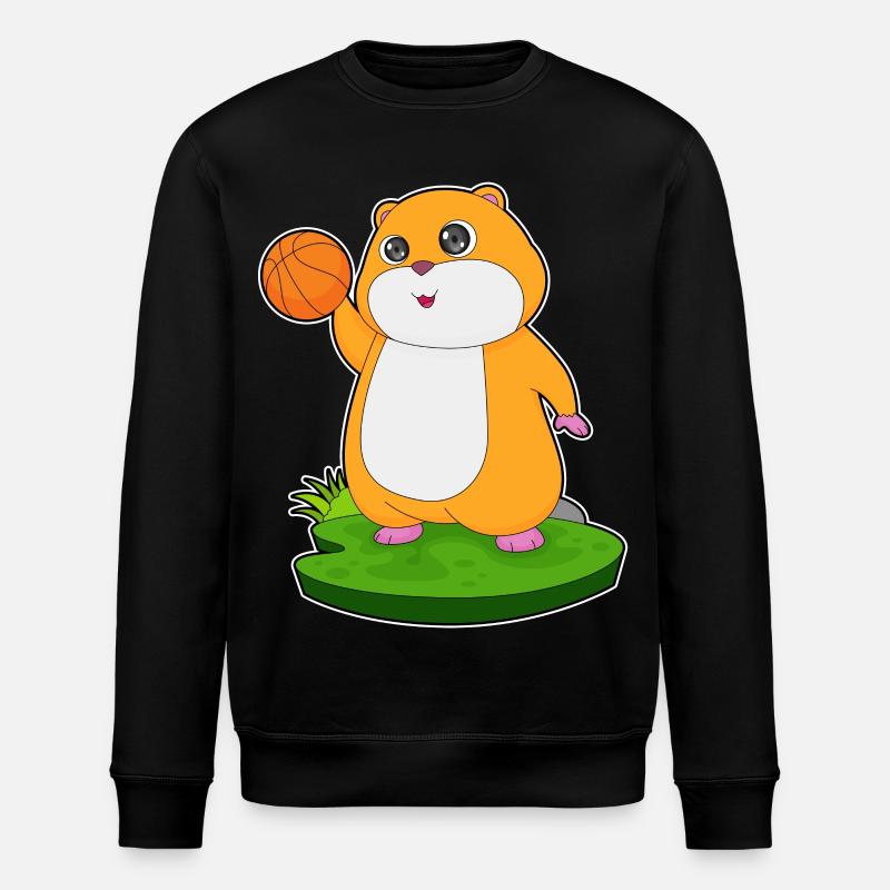 Hamster Basketteur Basketteur - Sweat bio ROLLER Stanley/Stella Unisexe - noir