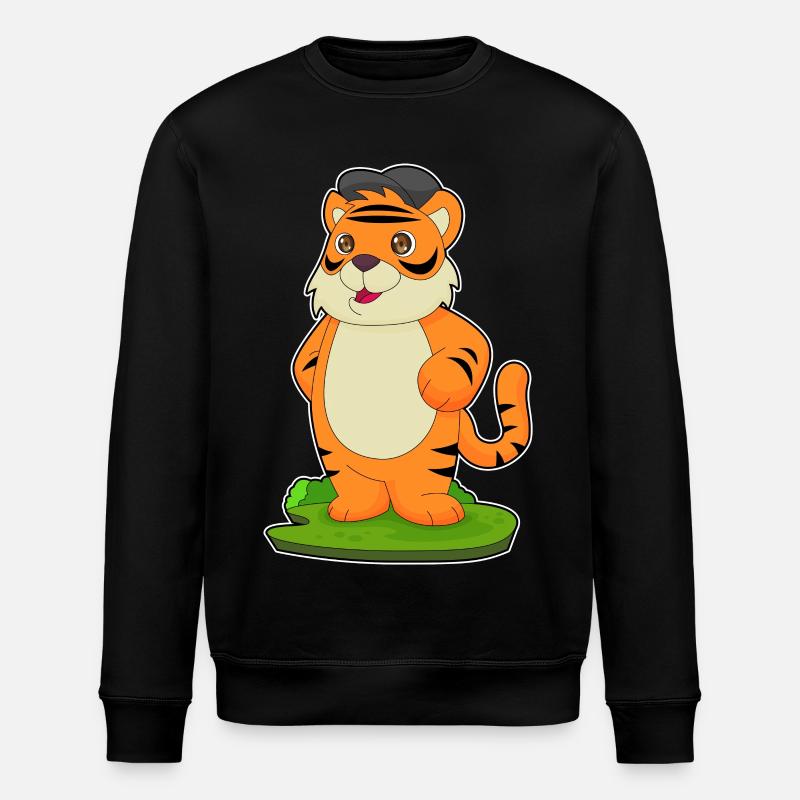 Tiger Cap - Stanley/Stella Unisex Bio-Sweatshirt ROLLER - Schwarz