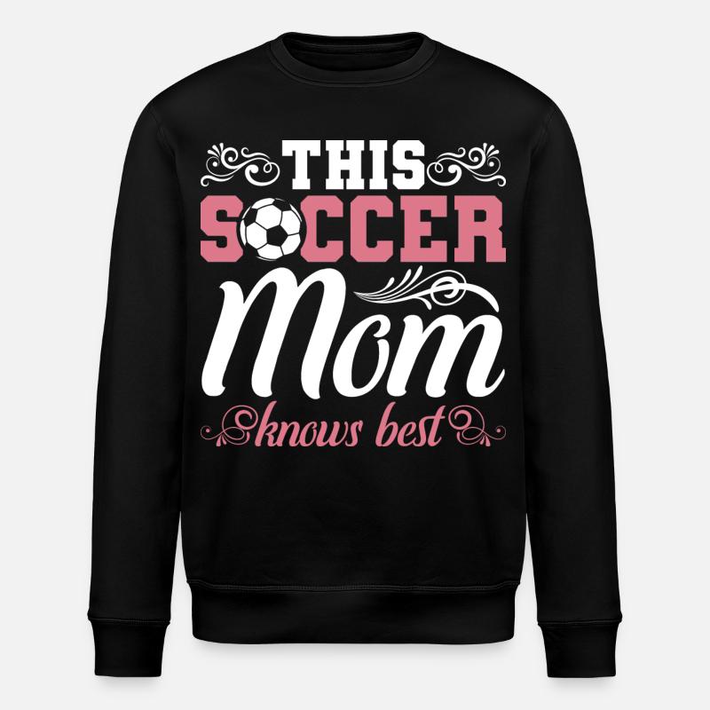 Fußball Mama - Stanley/Stella Unisex Bio-Sweatshirt ROLLER - Schwarz