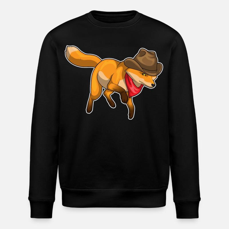 Fox Cowboy Cowboy Hat - Sweat bio ROLLER Stanley/Stella Unisexe - noir