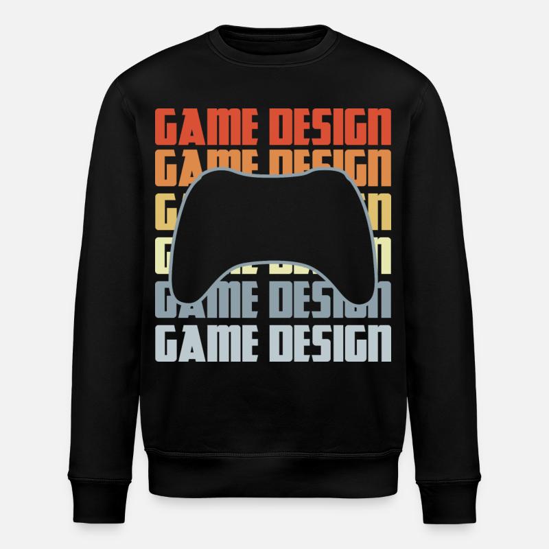 Game Dev - Stanley/Stella ROLLER Unisex Organic Sweatshirt - black