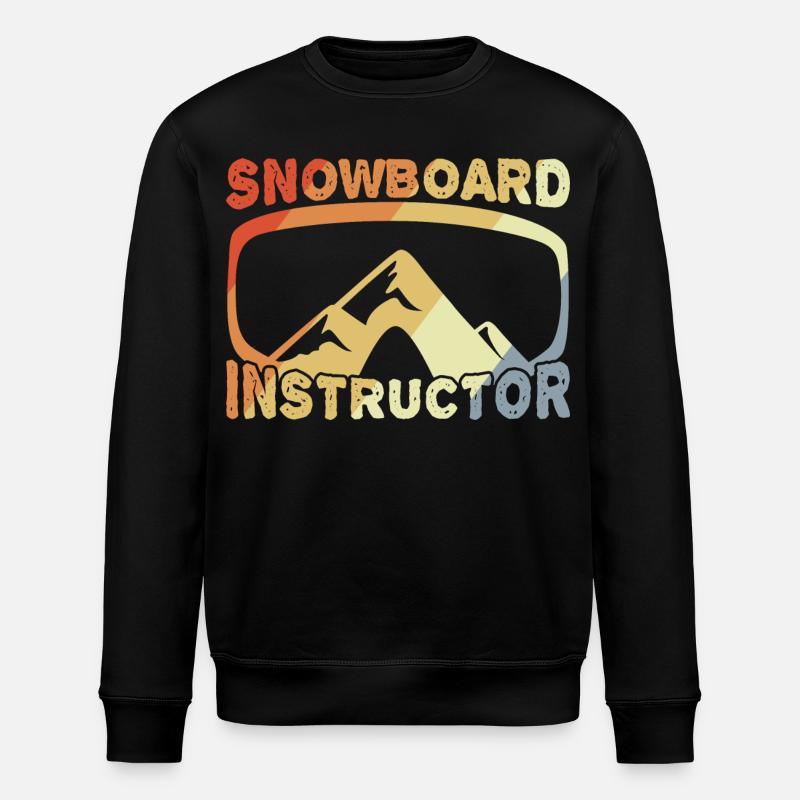 Snowboard Instructor - Stanley/Stella ROLLER Unisex Organic Sweatshirt - black
