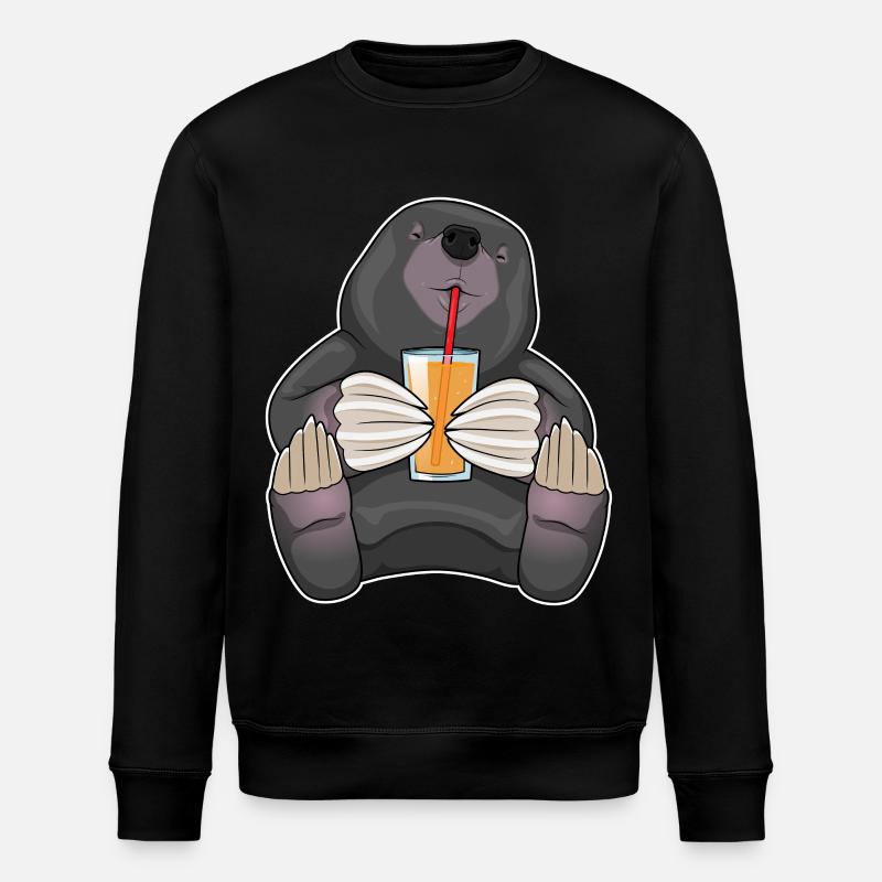 Mole juice - Stanley/Stella ROLLER Unisex Organic Sweatshirt - black