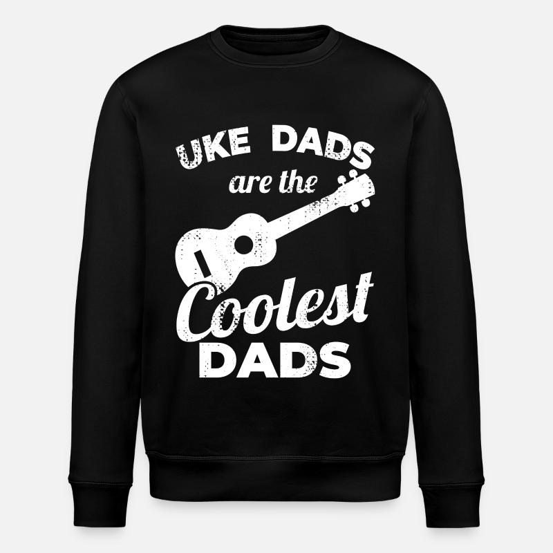 Ukulele Papa - Stanley/Stella Unisex Bio-Sweatshirt ROLLER - Schwarz