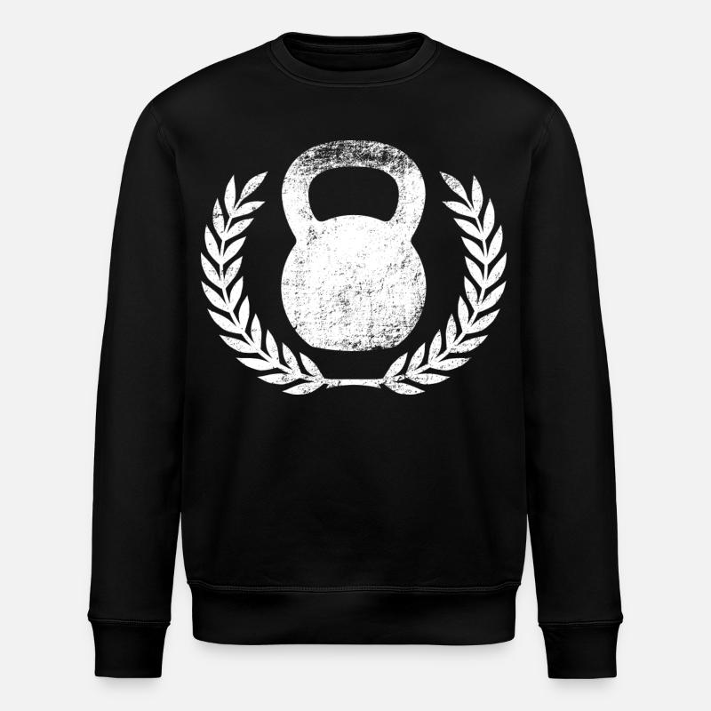 Kettlebell - Stanley/Stella ROLLER Unisex Organic Sweatshirt - black