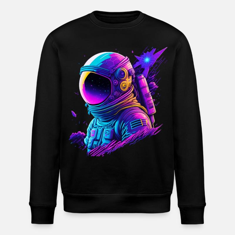 Synthwave Astronaute Space Explorer - Sweat bio ROLLER Stanley/Stella Unisexe - noir
