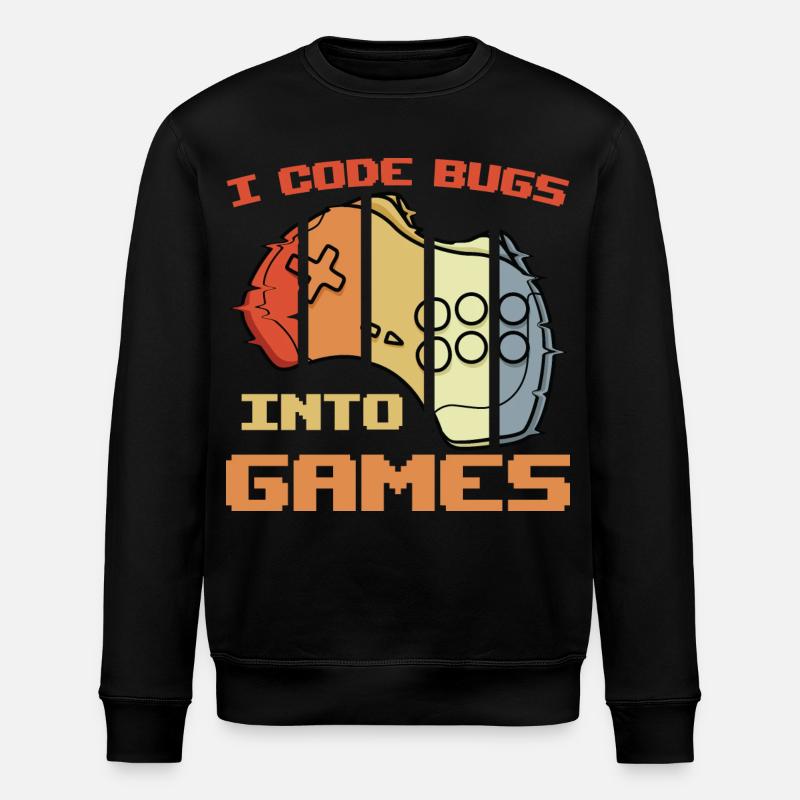 Blague de programmeur de jeu - Sweat bio ROLLER Stanley/Stella Unisexe - noir