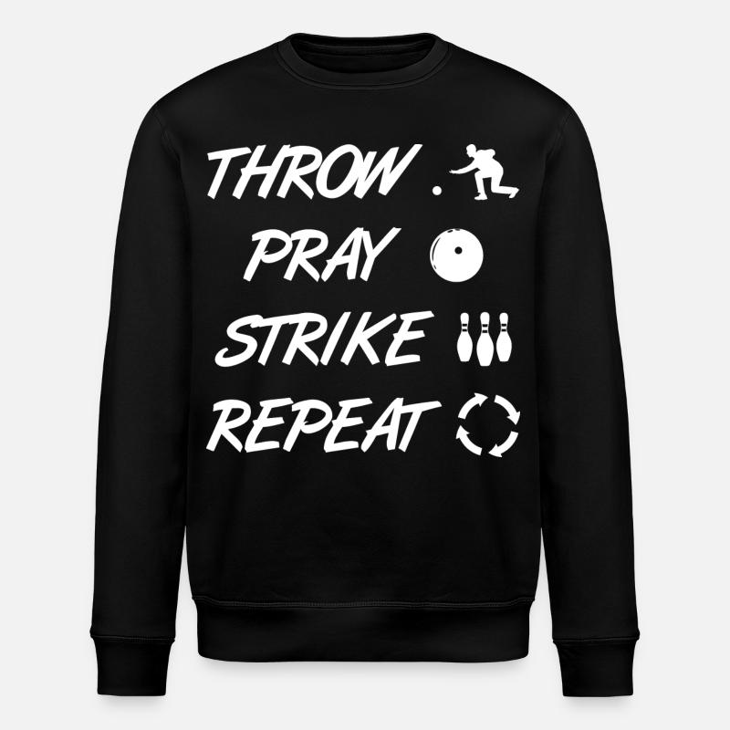 Bowler drôle - Sweat bio ROLLER Stanley/Stella Unisexe - noir