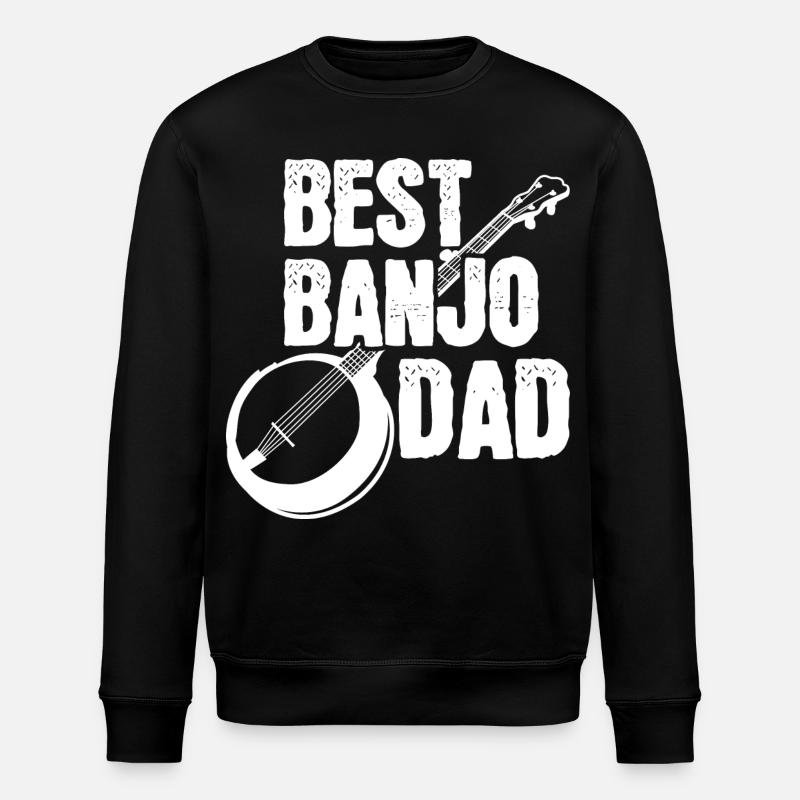 Banjo Vater - Stanley/Stella Unisex Bio-Sweatshirt ROLLER - Schwarz