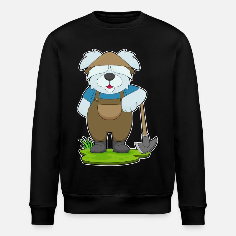 Pioche éleveuse de chiens - Sweat bio ROLLER Stanley/Stella Unisexe - noir