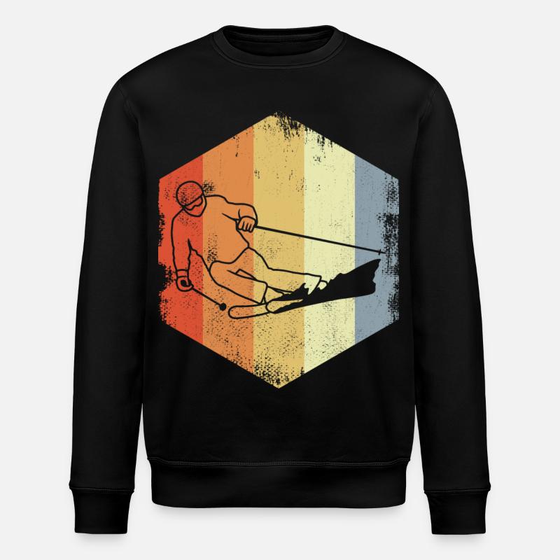 Ski - Sweat bio ROLLER Stanley/Stella Unisexe - noir