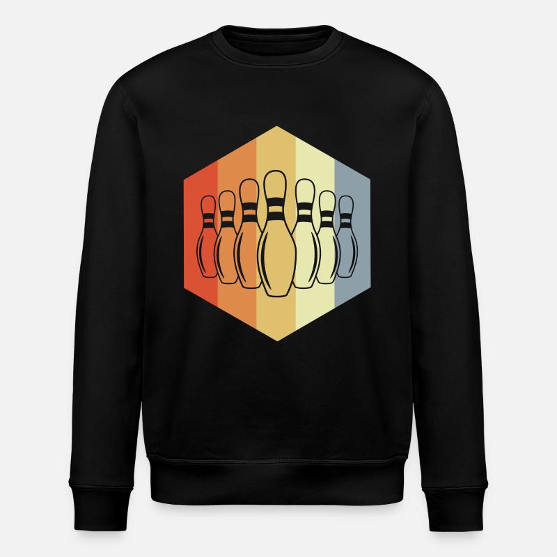 Quilles de bowling - Sweat bio ROLLER Stanley/Stella Unisexe - noir