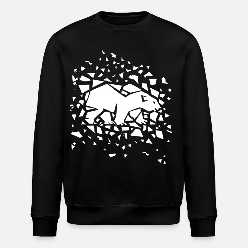 Ours polaire 2 - Sweat bio ROLLER Stanley/Stella Unisexe - noir