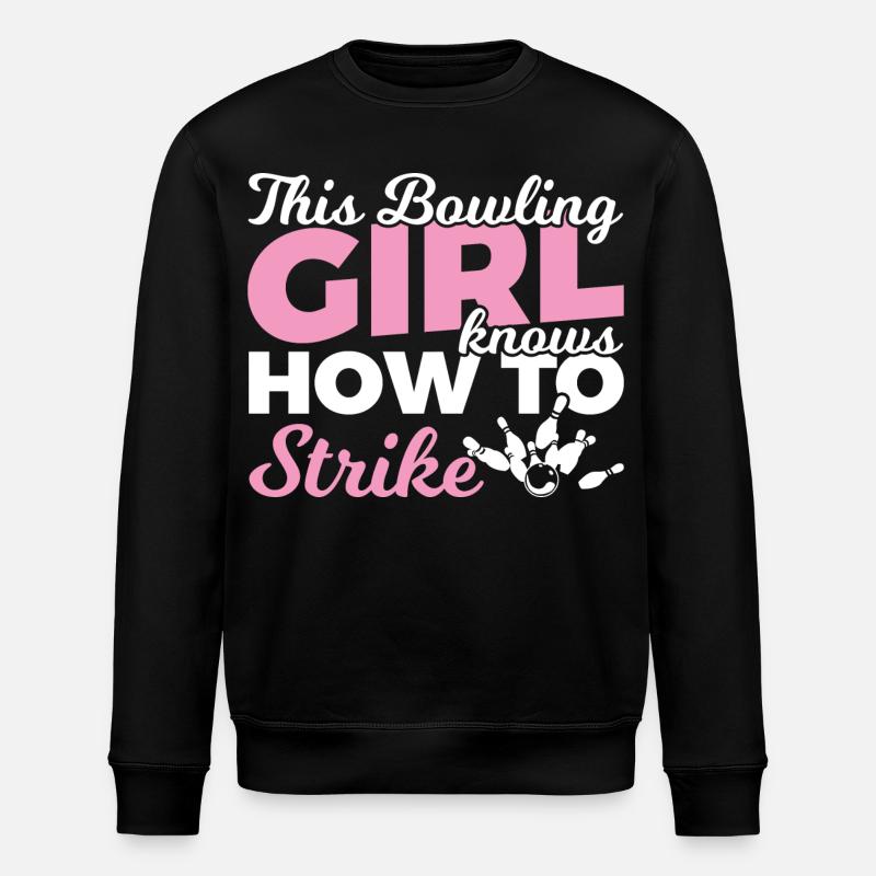 Joueur de quilles - Sweat bio ROLLER Stanley/Stella Unisexe - noir