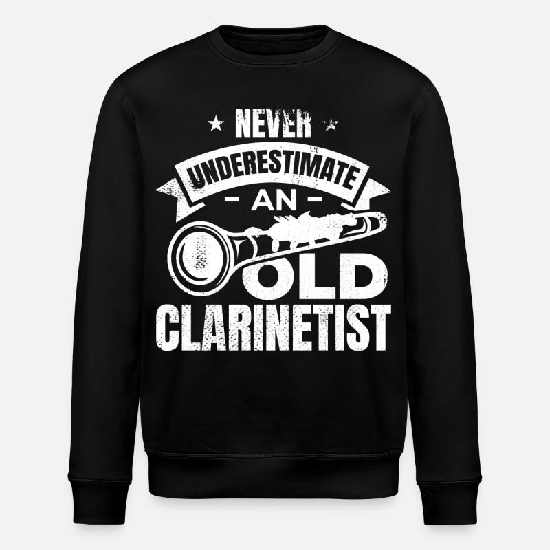 Clarinettes Grand-père - Sweat bio ROLLER Stanley/Stella Unisexe - noir