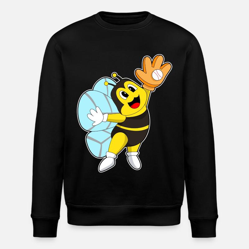 Gant de baseball Bee Baseball - Sweat bio ROLLER Stanley/Stella Unisexe - noir