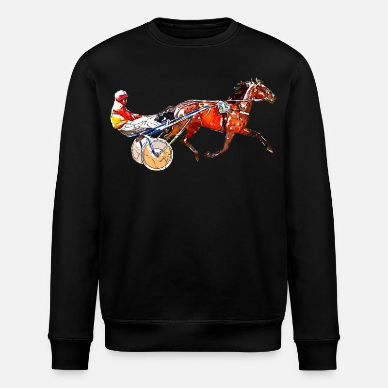 Course de trot - Sweat bio ROLLER Stanley/Stella Unisexe - noir