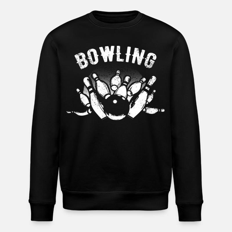 Bowling - Sweat bio ROLLER Stanley/Stella Unisexe - noir