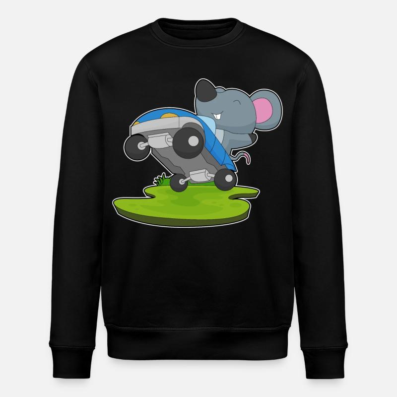 Mouse Auto - Stanley/Stella ROLLER Unisex Organic Sweatshirt - black