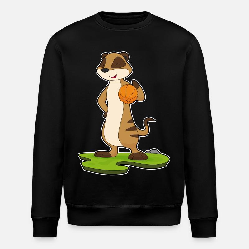 Suricate Basketteur Basketteur Basket-ball - Sweat bio ROLLER Stanley/Stella Unisexe - noir