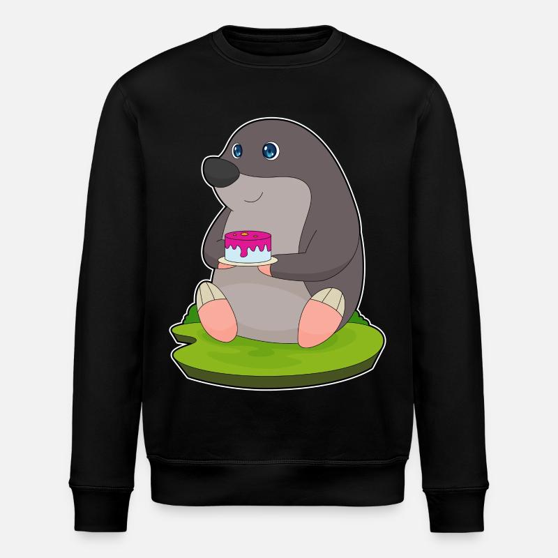 Mole Cake - Stanley/Stella ROLLER Unisex Organic Sweatshirt - black