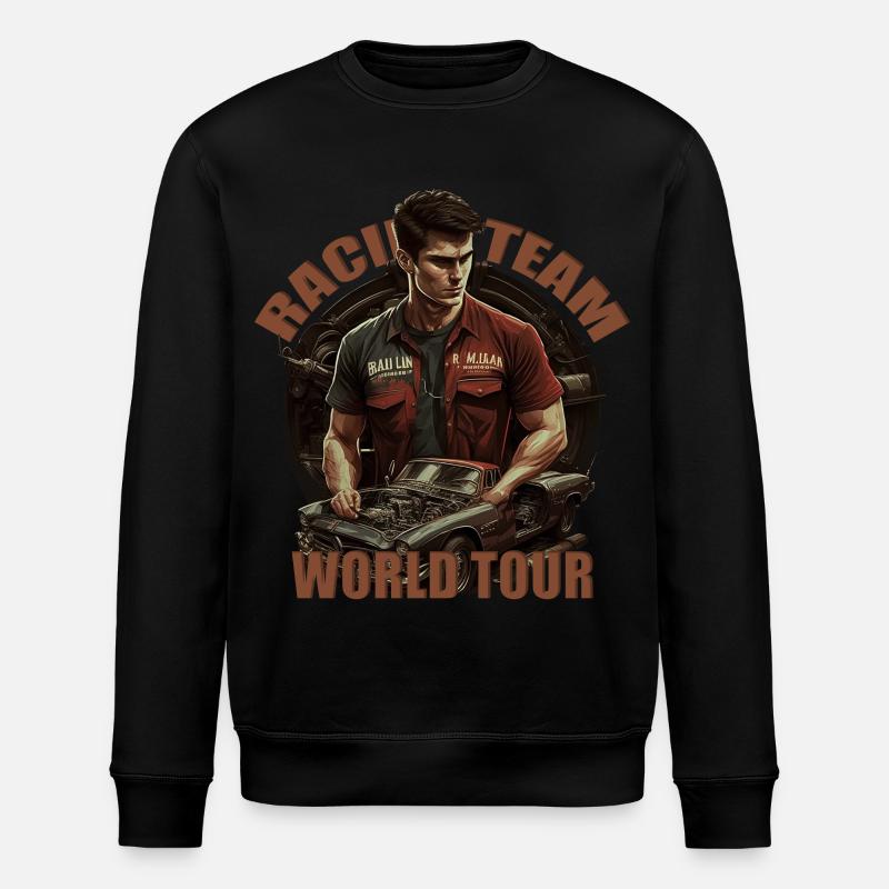 Mécanicien d’équipe de course - Sweat bio ROLLER Stanley/Stella Unisexe - noir