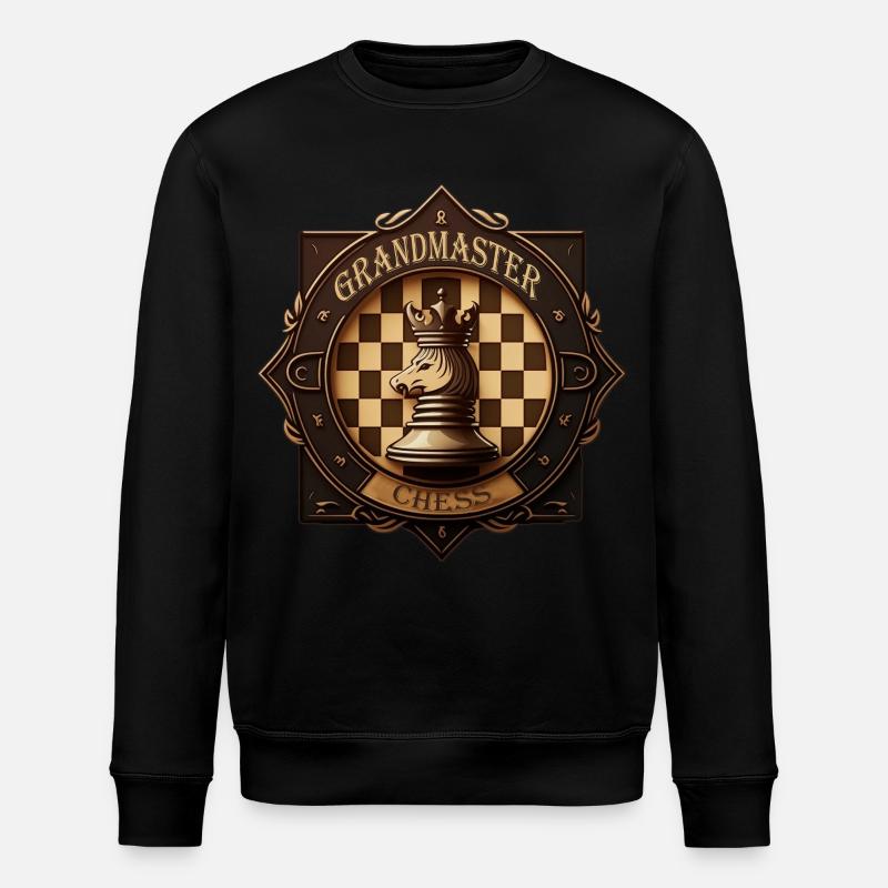 Schachabzeichen - Stanley/Stella Unisex Bio-Sweatshirt ROLLER - Schwarz
