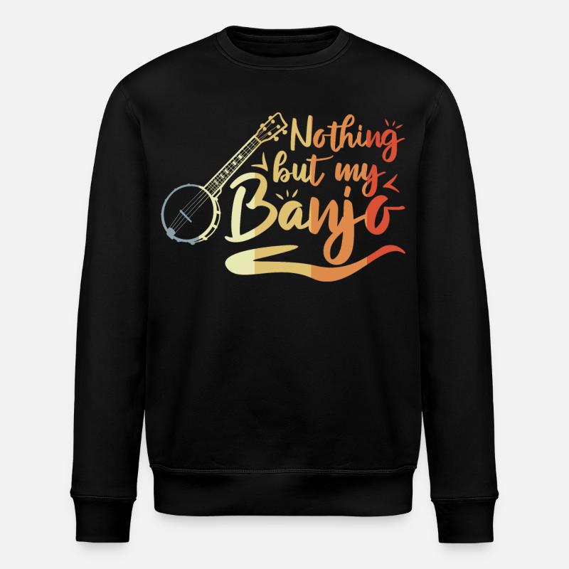 Drôle de joueur de banjo - Sweat bio ROLLER Stanley/Stella Unisexe - noir