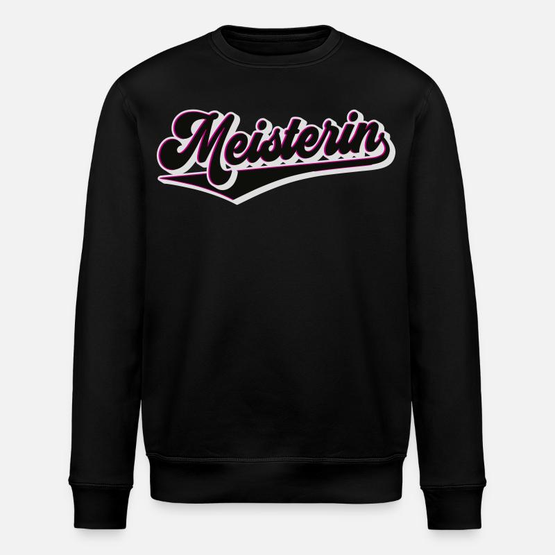 Meisterin | Farben änderbar - Stanley/Stella Unisex Bio-Sweatshirt ROLLER - Schwarz