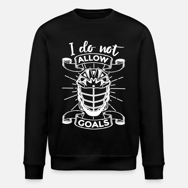 Lacrosse Torwart - Stanley/Stella Unisex Bio-Sweatshirt ROLLER - Schwarz