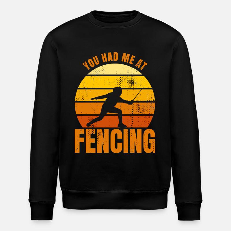 Fecht Witz - Stanley/Stella Unisex Bio-Sweatshirt ROLLER - Schwarz