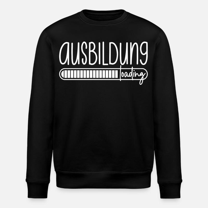 Ausbildung loading Azubi Azubine Auszubildender - Stanley/Stella Unisex Bio-Sweatshirt ROLLER - Schwarz