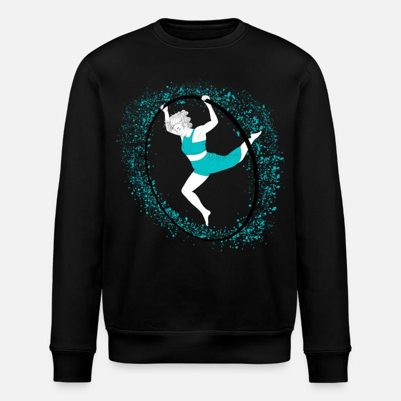 Roue Cyr - Sweat bio ROLLER Stanley/Stella Unisexe - noir