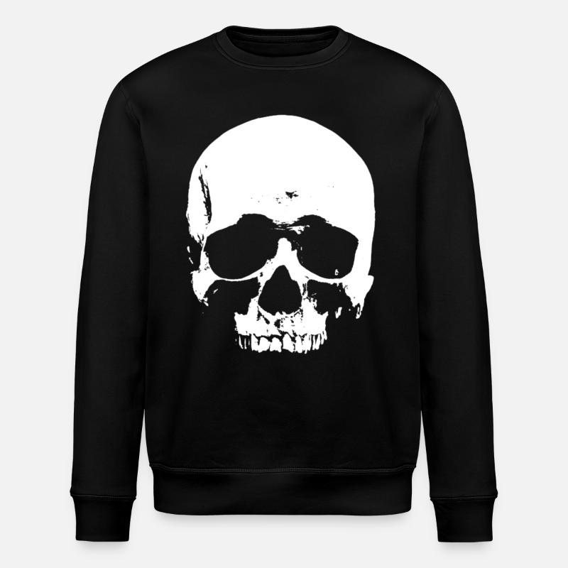 BLN PNK Schädel - Stanley/Stella Unisex Bio-Sweatshirt ROLLER - Schwarz