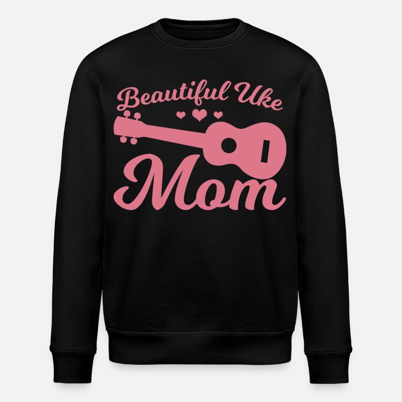 Uke Mama - Stanley/Stella Unisex Bio-Sweatshirt ROLLER - Schwarz