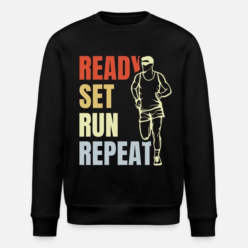 Répétition d’exécution prédéfinie - Sweat bio ROLLER Stanley/Stella Unisexe - noir