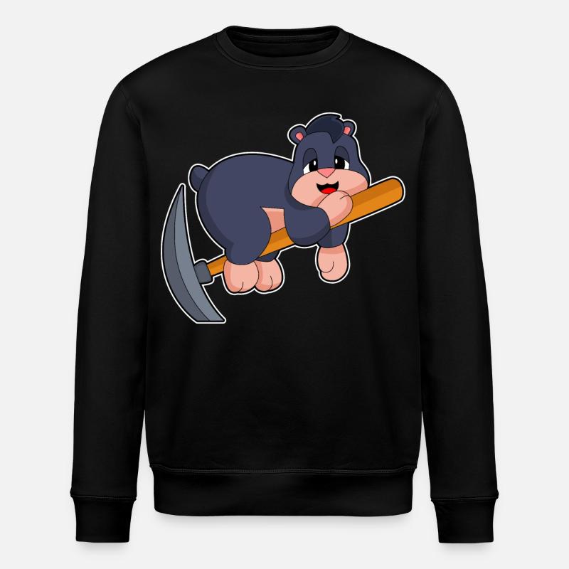 Pioche de Tale Miner - Sweat bio ROLLER Stanley/Stella Unisexe - noir