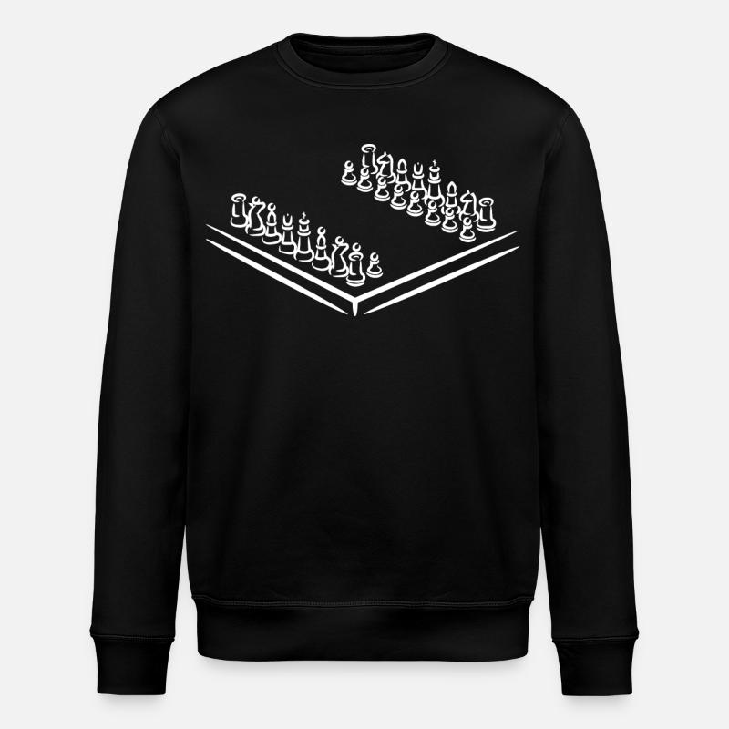 Chess - Stanley/Stella ROLLER Unisex Organic Sweatshirt - black